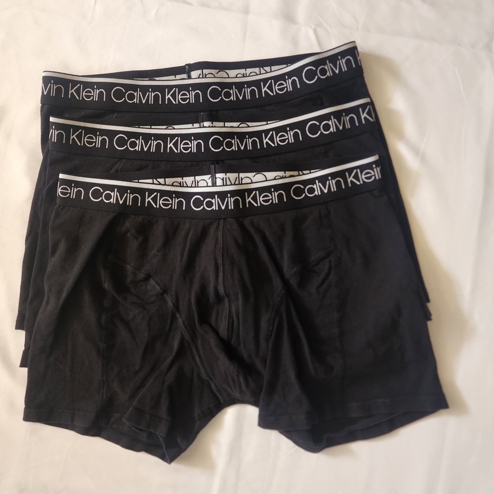 Calvin Klein Black Boxer Briefs Trio